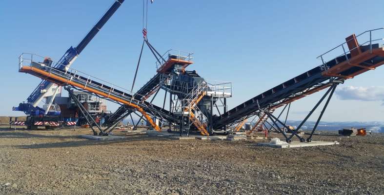 150 TON/SAAT GÜMÜŞ CEVHERİ KIRMA ELEME TESİSİ KURULUMU