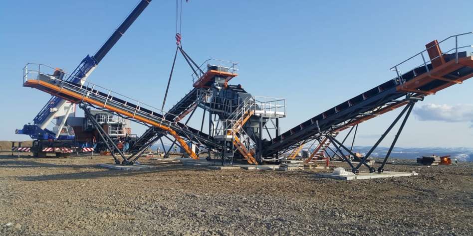 150 TON/SAAT GÜMÜŞ CEVHERİ KIRMA ELEME TESİSİ KURULUMU