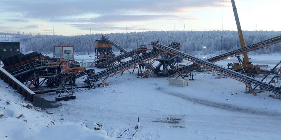 RUSYA'NIN MİRNİY ŞEHRİNDEN TESİS MONTAJINDA SON AŞAMAYA GELİNDİ.